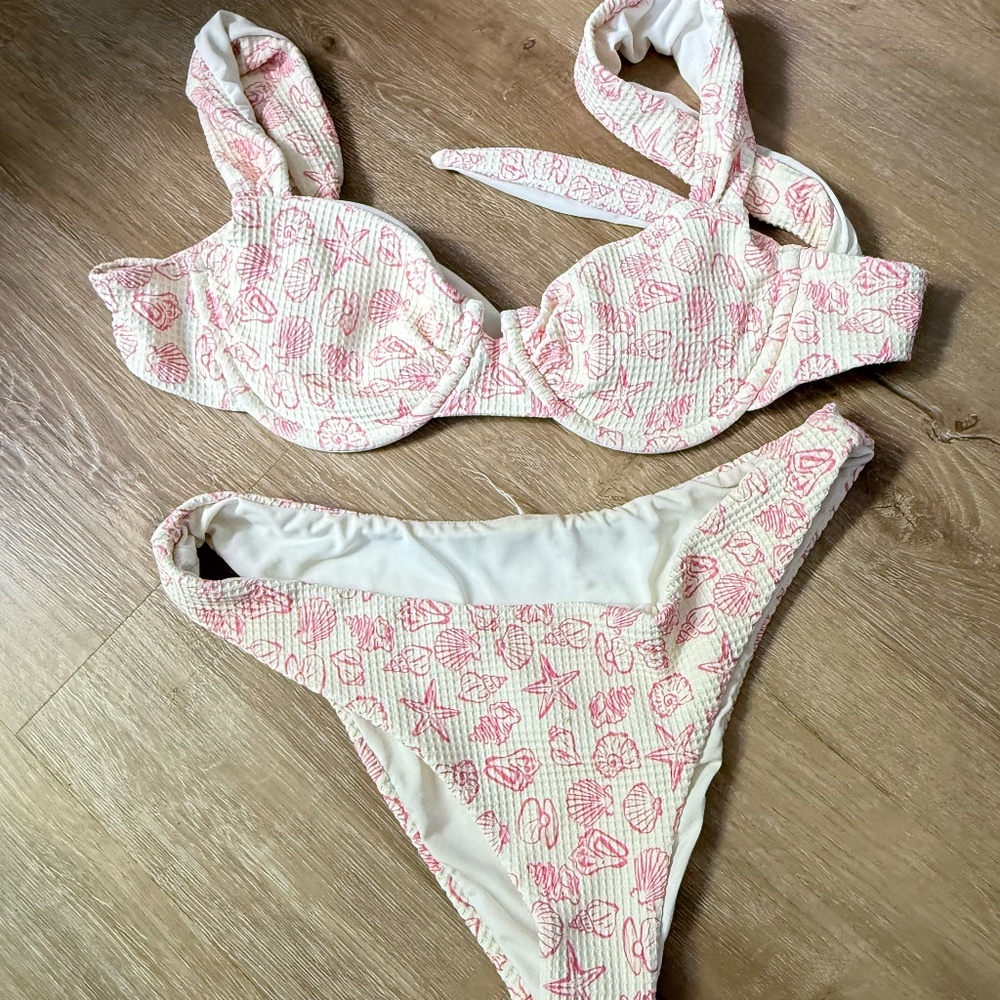 Shell Print Swimsuit